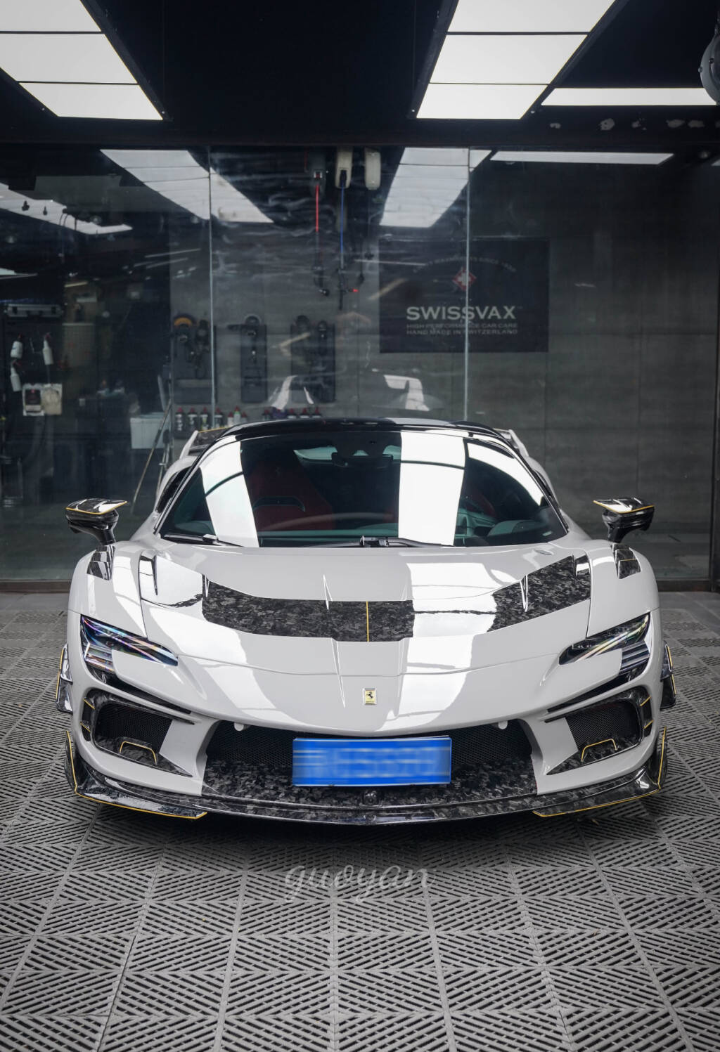Ferrari SF90 M-Style Dry Carbon Full Body Kit (4)